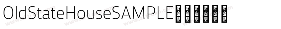 Old State House SAMPLE字体转换